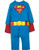 Warner Bros. Batman & Superman Baby Boys' Costume Coveralls with Cape