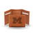 NCAA Rico Industries Embossed Leather Trifold Wallet, Michigan Wolverines
