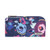 Travelon Women's RFID Blocking Slim Zip Wallet, Mod Floral, One Size