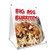 A-Frame Sidewalk Big Ass Burritos Sign with Graphics On Each Side | 18" X 24" Print Size