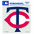 MLB Minnesota Twins 8-by-8 Inch Diecut Colored Decal