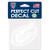 WinCraft NCAA Florida Gators 4x4 Perfect Cut White Decal, One Size, Team Color