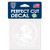 WinCraft NCAA Florida State Seminoles 4x4 Perfect Cut White Decal, One Size, Team Color