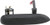 Dorman 83355 Rear Passenger Side Exterior Door Handle for Select Chevrolet Models, Black