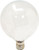 GE Lighting 44412 25 Watt White Vanity Globe Light Bulbs 2 Count