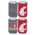 WinCraft NCAA Washington State Cougars 2 Pack 12 oz. 2-Sided Can Coolers