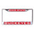 WinCraft NCAA Ohio State Buckeyes Inlaid Metal License Plate Frame, 2-Tag Corners