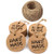 Handmade Tags,Gift Wrap Tags,100 Pcs Hand Made Especially for You Kraft Paper Round Gift Tags with 100 Feet Jute Twine (Brown)