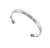 Inspirational Gifts Bracelet Cuff Bangle Women Mantra Quote Positive Saying Engraved Stainless Steel Silver Motivational Friendship Encouragement Jewelry for Teen Girls Kids Men with Hidden Message