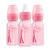 Dr. Brown's Options+ Baby Bottles, 4 Ounce, Pink, 3 Count