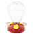 Perky Pet 273B Fluted Balloon Plastic Hummingbird 32 oz Bird Feeder  Red