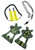 Frabill Ice Safety Kit, Black and Yellow