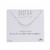 Alexa's Angels 18" SS morse code necklace sister carded