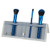 Royal & Langnickel MODA Complexion Perfection Makeup Brush Flip Kit, Blue, 4 Piece