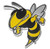Georgia Tech University Buzz Mascot METAL Auto Emblem