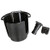 Scotty #311-BK Cup Holder with Rod Holder Post and Bulkhead Black
