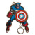 Captain America Keychain Marvel Key Holder Captain America Accessories - Marvel Keychain Captain America Gift