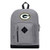 Officially Licensed NFL Green Bay Packers "Playbook" Backpack, Gray, 18" x 5" x 13"