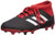 adidas Unisex-Kid's Predator 18.3 FG Soccer Shoe, Black/White/red, 2 M US Little Kid