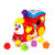 Baby Toys Choo Choo Train with Shape Sorter Blocks for 1 Year Old Kids Red