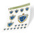 Chi Phi Multiple Size Sticker Decal Laptop Water Bottle Car (Crest Sheet - Type 3)