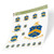 Pi Kappa Phi Multiple Size Sticker Decal Laptop Water Bottle Car (Crest Sheet - Type 3)