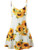 MSBASIC Flowered Dress, Strappy Junior Summer Dresses Sunflower 2 M MSBASIC Flowered Dress, Strappy Junior Summer Dresses Sunflower 2 M