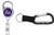 WinCraft Bundle 2 Items: James Madison JMU Dukes 1 Premium Badge Reel Id Holder and 1 Carabiner Key Ring