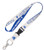 WinCraft NCAA Duke Blue Devils Throwback Logo Premium Lanyard Id Holder Keychain