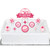 Big Dot of Happiness Its a Girl - Pink Baby Shower Cake Decorating Kit - Welcome Baby Cake Topper Set - 11 Pieces