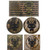 5PCS Seal Team Trident Cat Head Infrared Reflective IR Military Patch - Tactical Military Morale Embroidered Fabric Patches Logo Badges DIY Applique - Fastener Hook and Loop Backing