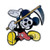 Wasted Days Mickey Mouse Grim Reaper: Scythe Trendy Novelty Enamel Lapel Pin