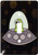 3dRose lsp_6343_1"Cute Alien Spacecraft Single Toggle Switch, Multicolor