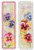 Vervaco Cross Stitch Bookmark Violets (Set of 2) 2.4" x 8"
