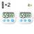 Wecin Digital Small Kitchen Timers with Loud Alarm Large LCD Display Magnetic Back and Stand Minute Second Countdown Count up for Cooking Baking Exercise Timer (2 Pack ).