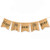 Rainlemon Jute Burlap Happy New Year Banner Fireplace Mantel Bunting Garland Decoration