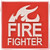Morton Home 3D PVC FIRE Tactical Morale Rubber Patch (White/red)