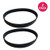 Crucial Vacuum Replacement Vacuum Belt Parts Compatible with Dirt Devil Part # 1540310001,1LU0310X00,3720310001,3860140600 & Models Style 4, 5, 8, 10 for Home Vacs (2 Pack)