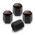 1 set Brand New Black Camaro RS Tire Stem Valve Caps