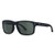 BNUS Italy made Classic Sunglasses Corning Real Glass Lens w. Polarized Option (Frame: Matte Black, Green G15)