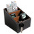 Bargain Crusader Brown PU Leather Remote Controller Holder TV Guide CD Controller Organizer Remote Controller Caddy Stationery Organizer Stationery Caddy Stationery Holder