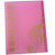 Music Themed Folder Music folder storage Holder,A4 Size Folder,40 Pockets,Treble Clef Folder (Pink)