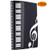 Music Themed Folder Music folder storage Holder,A4 Size Folder,40 Pockets,Treble Clef Folder (2Pack-Black)