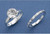 Oasis Supply Plastic Diamond Ring and Band Cupcake Decorating Topper Rings, 36 count