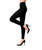 Terramed Advanced Graduated Compression Leggings Women - 20-30 mmhg Footless Microfiber Leggings Tights (Black, X-Large)