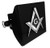 Elektroplate Masonic Square and Compasses Black Plastic Hitch Cover
