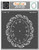 CrafTreat Doily Stencils for Painting on Wood, Canvas, Paper, Fabric, Floor, Wall and Tile - Oval Doily - 6x6 Inches - Reusable DIY Art and Craft Stencils - Clock Face Stencil
