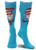 elope Dr. Seuss The Cat in The Hat Paws Knee High Costume Socks Blue