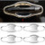 Senzeal ABS Chrome Exterior Door Handle Bowl Cover Trim for Toyota Highlander 2014 2015 2016 2017 2018 2019
