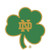 Wincraft Notre Dame Fighting Irish Shamrock 4"x4" Die Cut Decal - Green